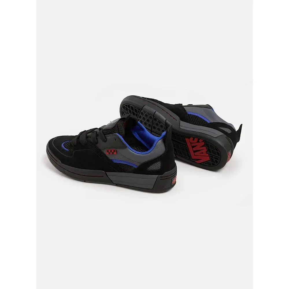Vans Skate Mixxa Shoe Black Blue Men Size 7.5 New With Box